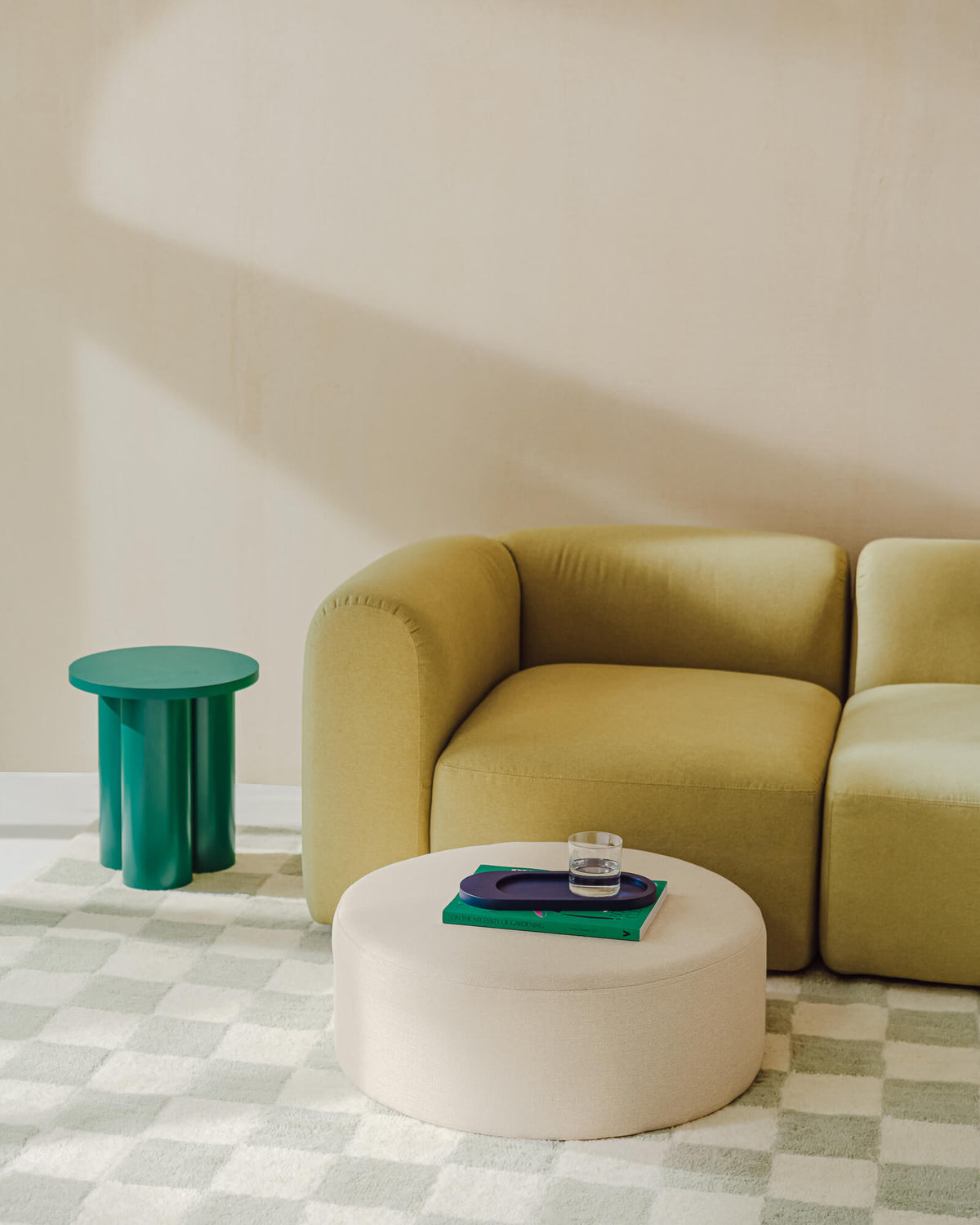 Folk Pouf - wide