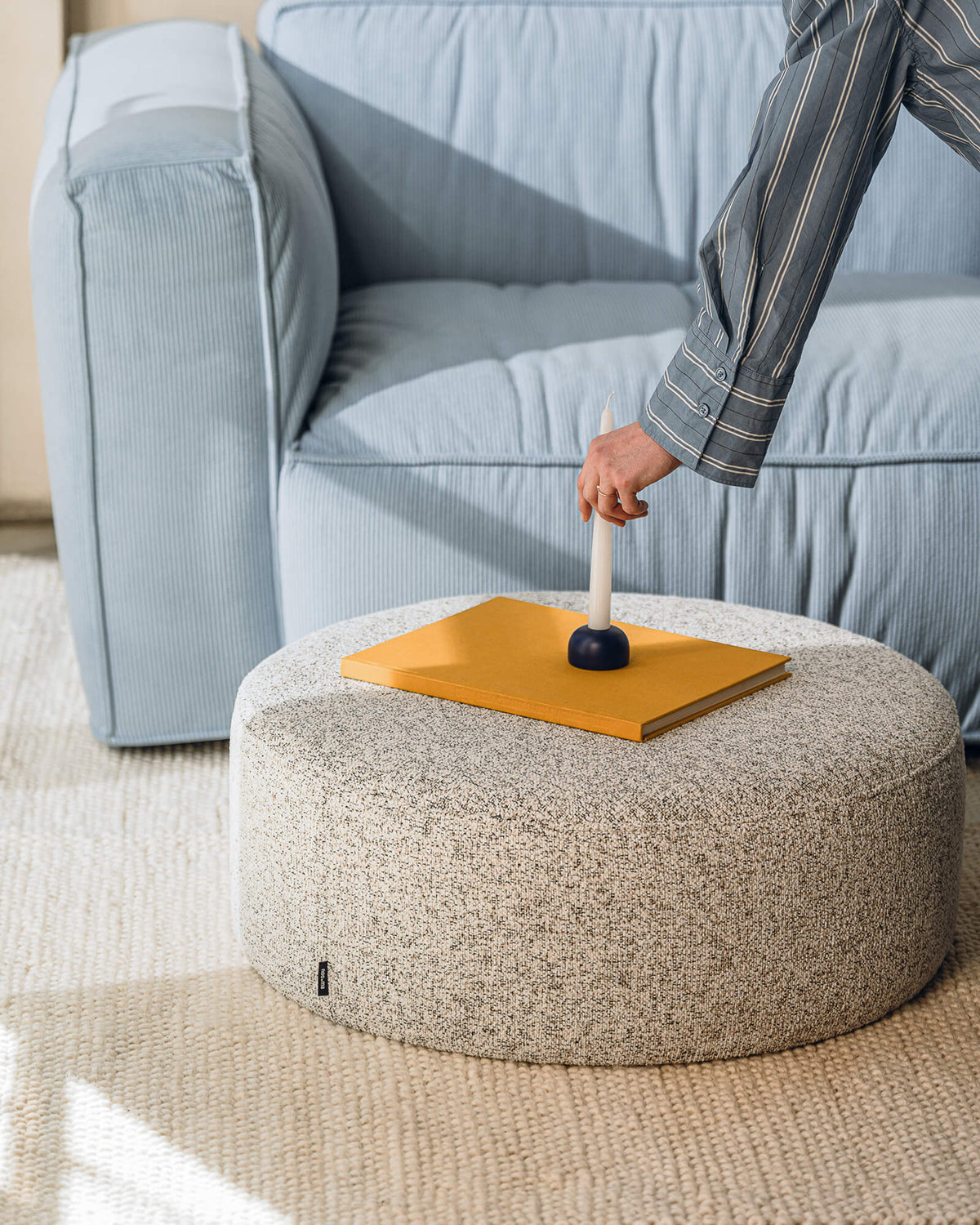 Folk Pouf - wide