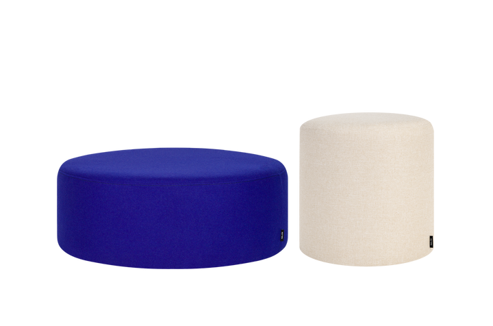 2x Folk Pouf - Tall & Wide Bundle