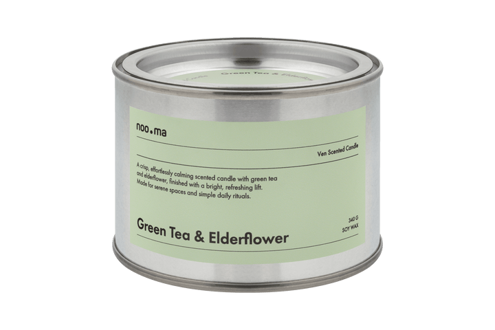 Ven Scented Candle - Green Tea & Elderflower